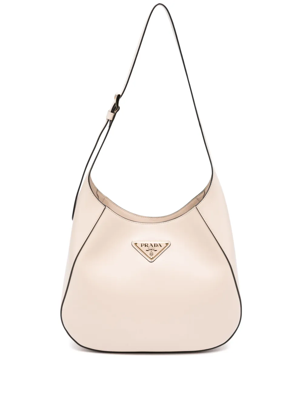 

Сумка на плечо с логотипом Prada, нейтральный