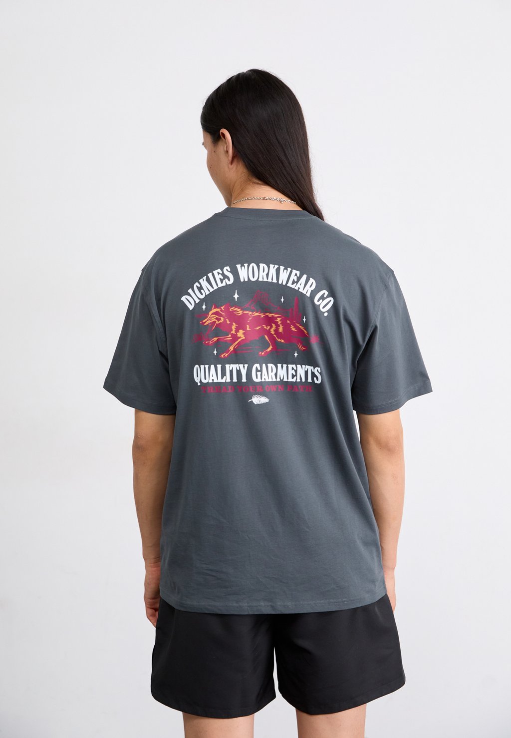 

Футболка с принтом WOLF COUNTRY Dickies, цвет Charcoal
