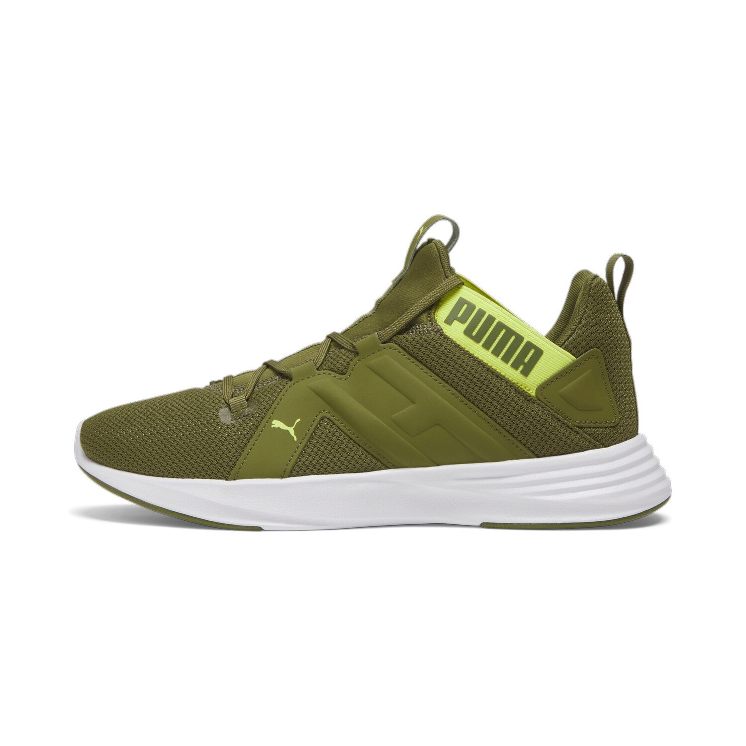 

Мужские кроссовки PUMA Contempt Demi, цвет Olive Green/Lime Sheen