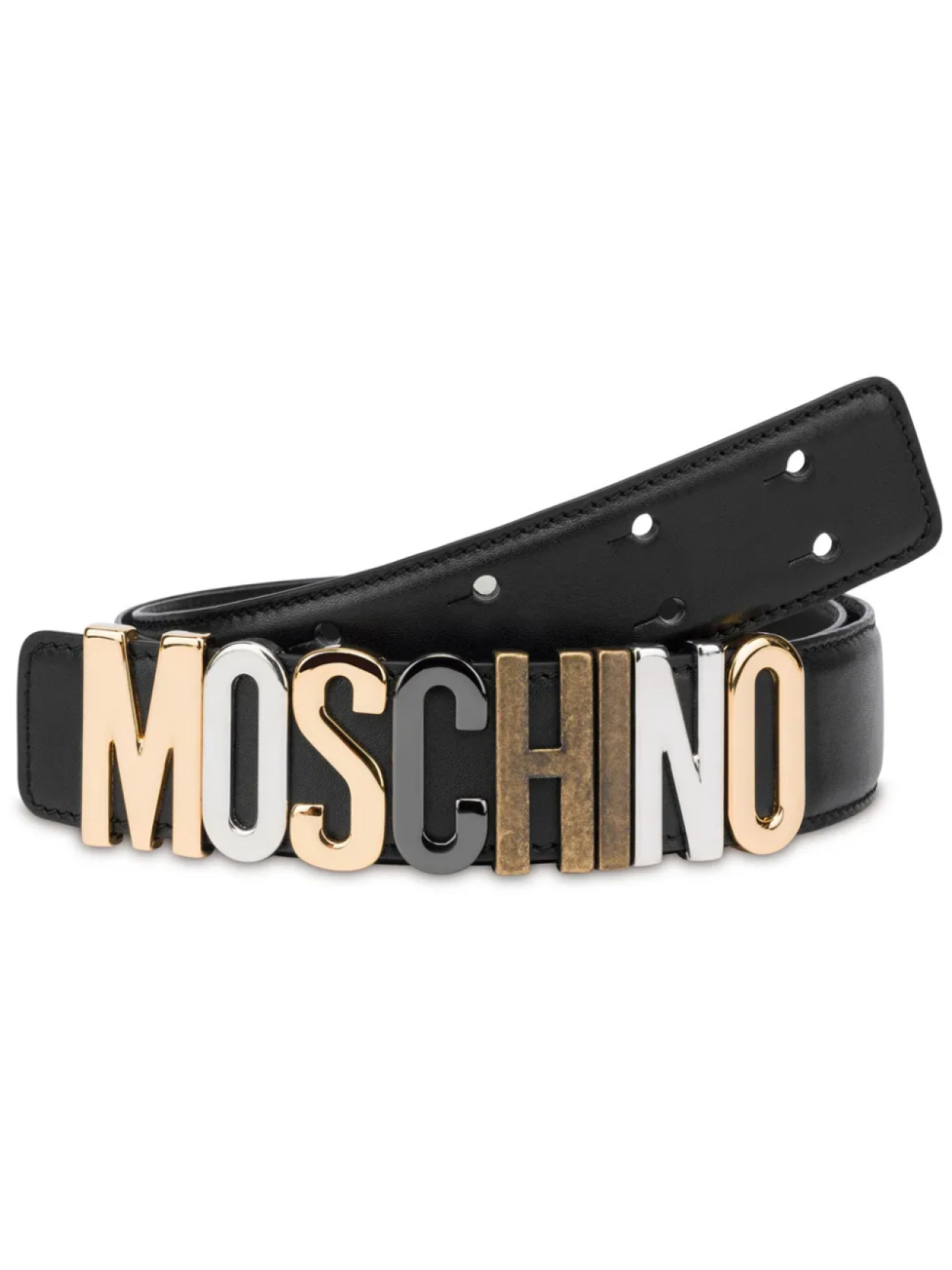 

Moschino ремень с пряжкой-логотипом, черный