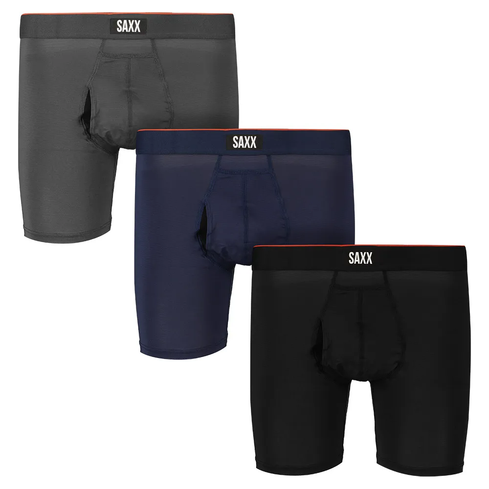

Трусы-боксеры SAXX Underwear Multi-Sport Mesh Brief Fly 3 units, разноцветный