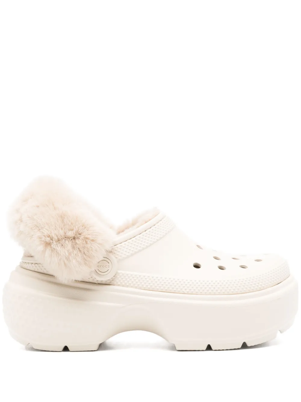 

Клоги Stomp Lined Crocs, нейтральный