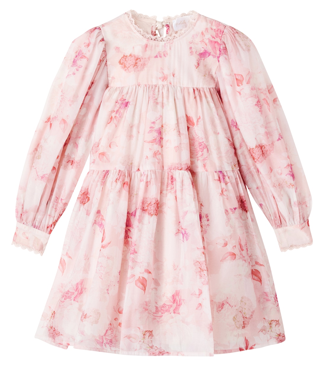 

Платье из органзы с цветочным принтом и сборками Petite Amalie , Dream Floral Print