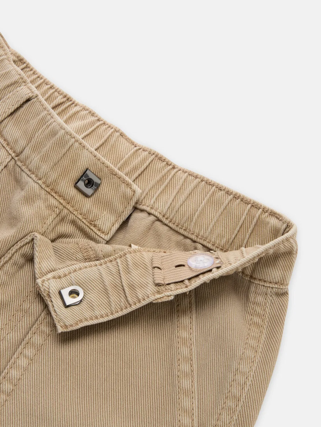 Брюки свободного кроя Tom Tailor, Beige — фото 4