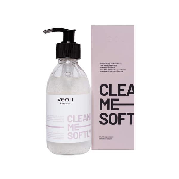 

Увлажняющий и успокаивающий гель для умывания лица, 150 мл Veoli Botanica Cleaning me softly