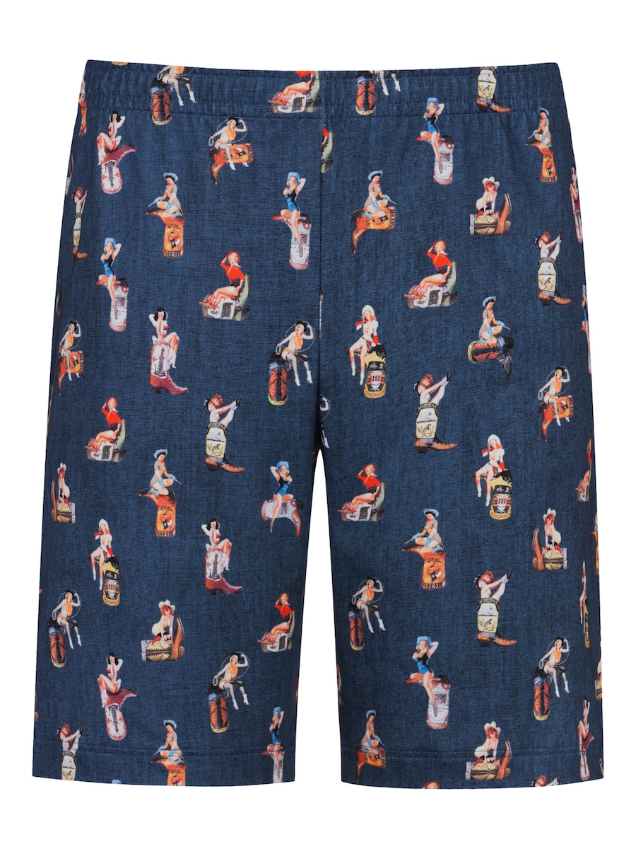 

Пижамные штаны Mey Pretty Cowgirl, светло-синий/темно-синий