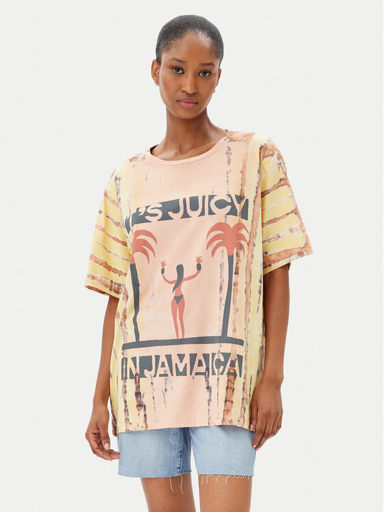 

Футболка свободного кроя Its Juicy In Jamaica 26940 One Teaspoon, оранжевый