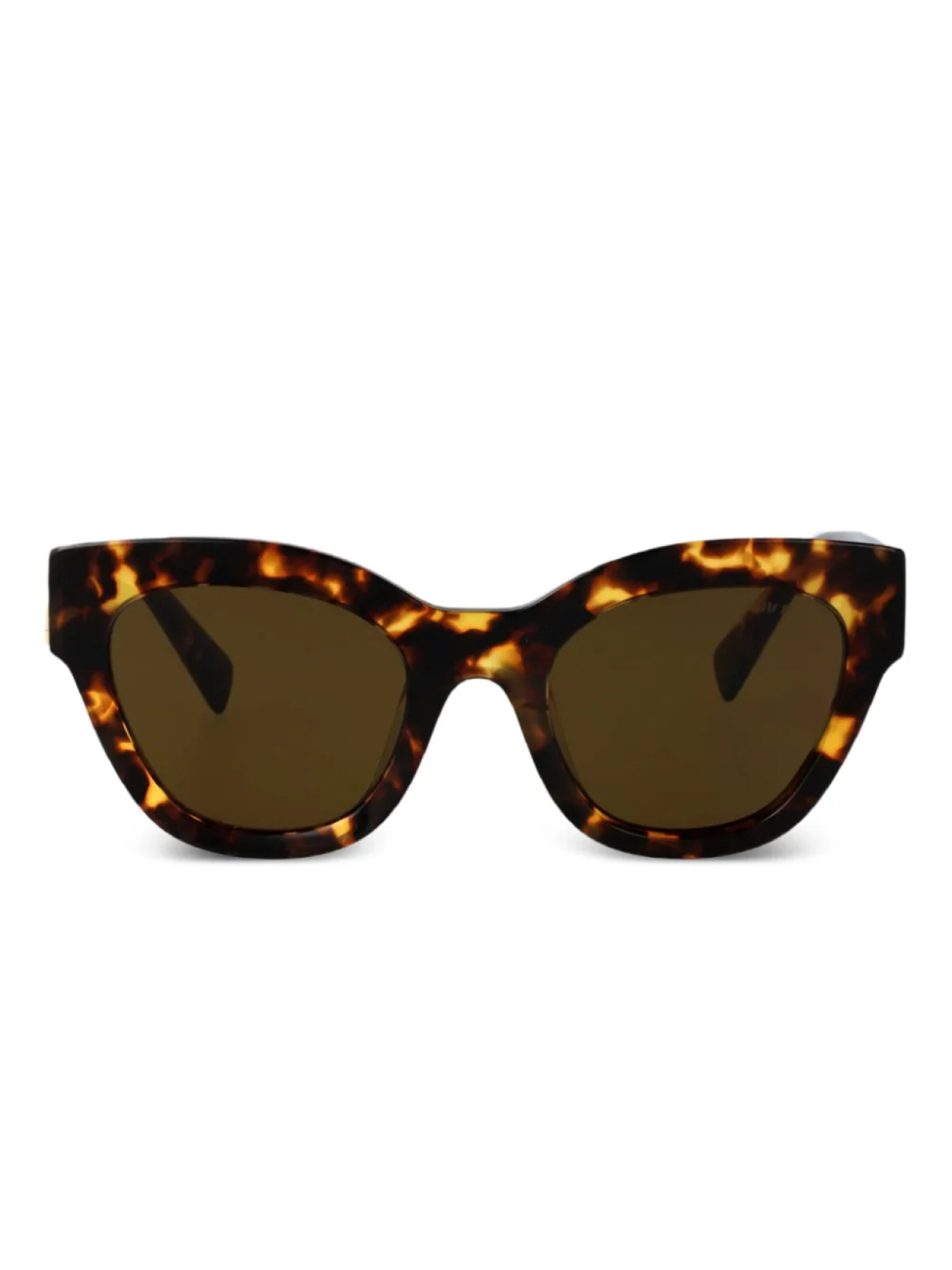 

Miu Miu Eyewear tortoiseshell солнцезащитные очки, коричневый