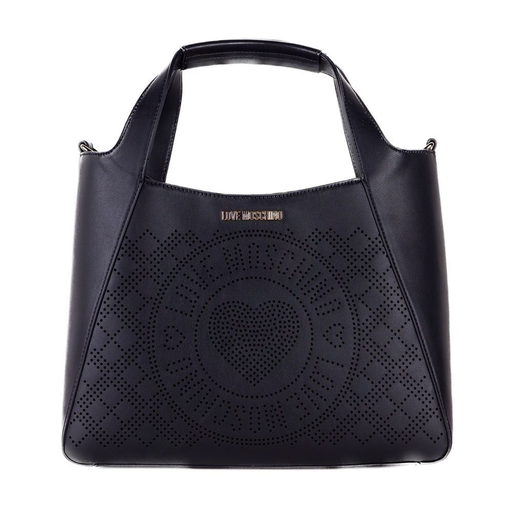 

Шикарная черная сумка через плечо из искусственной кожи LOVE MOSCHINO