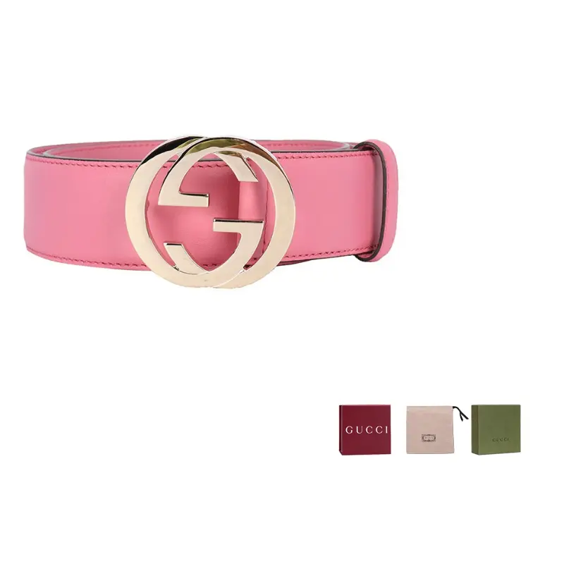 

GUCCI Геометрический ремень с переплетением, Pink