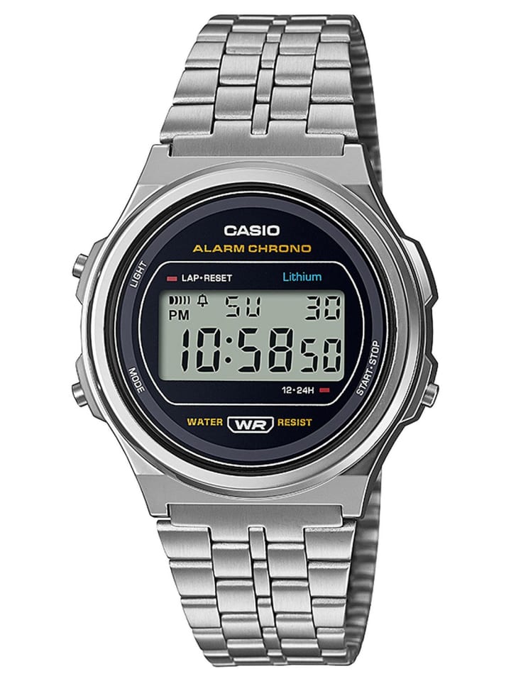 

Casio Винтажные серебряные цифровые часы