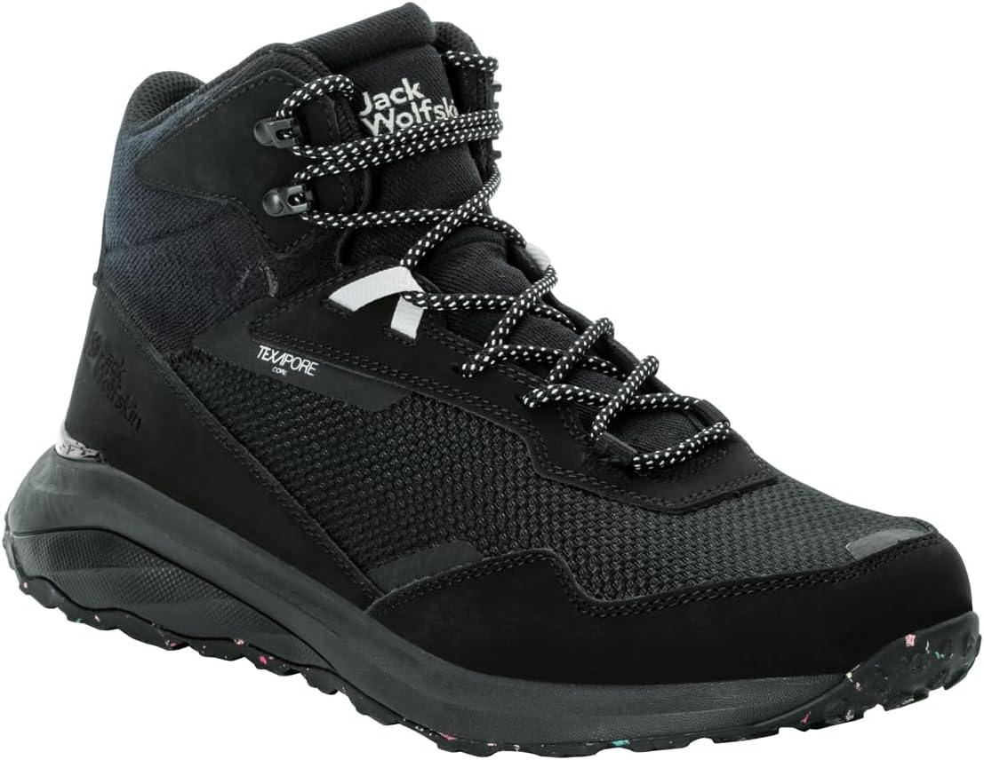 Мужские ботинки Jack Wolfskin Dromoventure Texapore Mid M, Phantom — фото 4