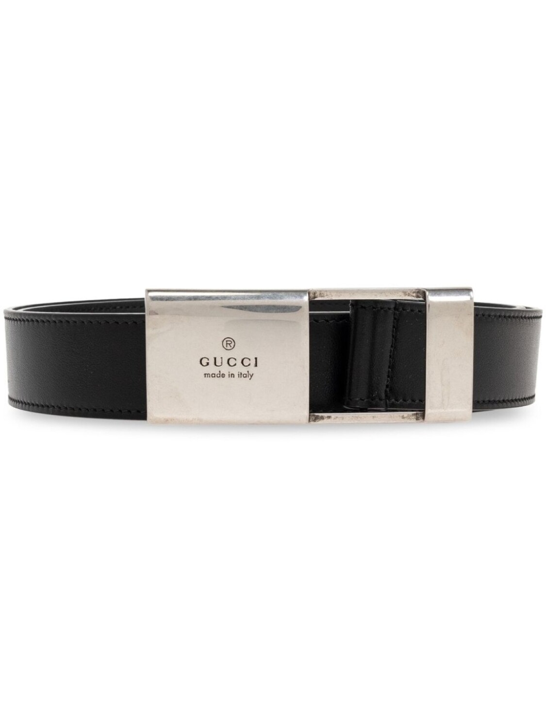

Gucci ремень с пряжкой-логотипом, черный