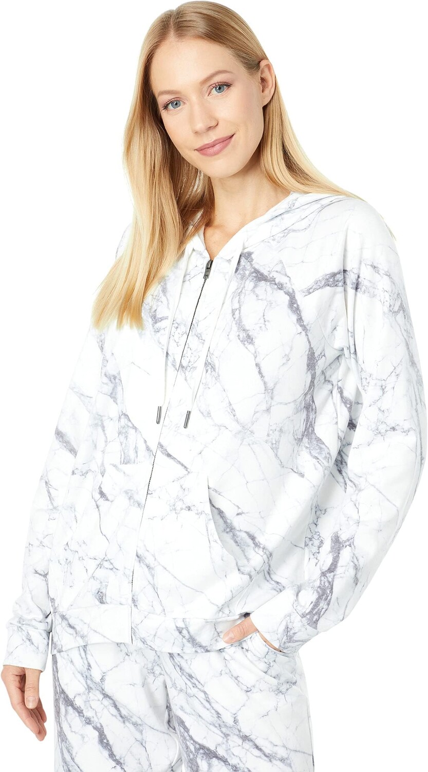 

Толстовка P.J. Salvage Midnight Marble Zip-Up Sweater, слоновая кость