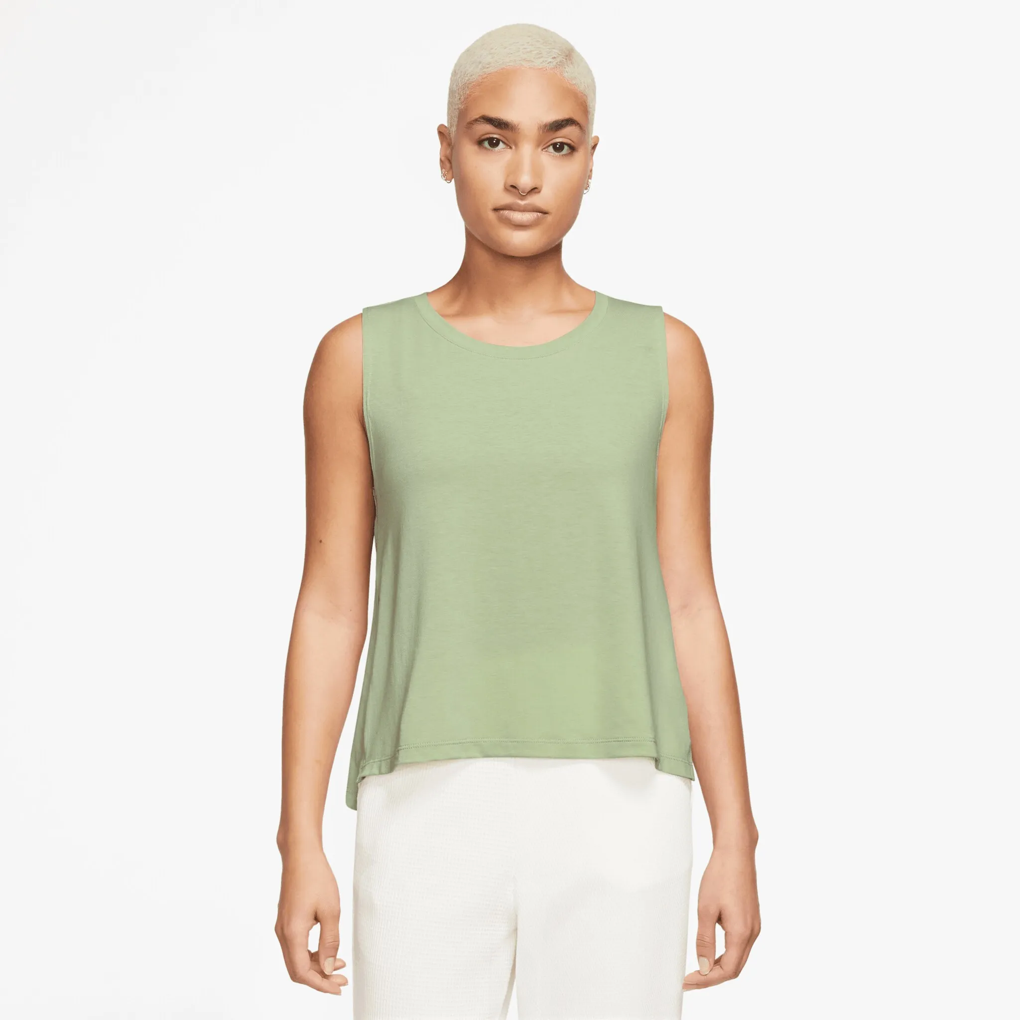 

Майка для йоги Nike "ЖЕНСКАЯ МАЙКА YOGA DRI-FIT", цвет Honeydew/Multi Color
