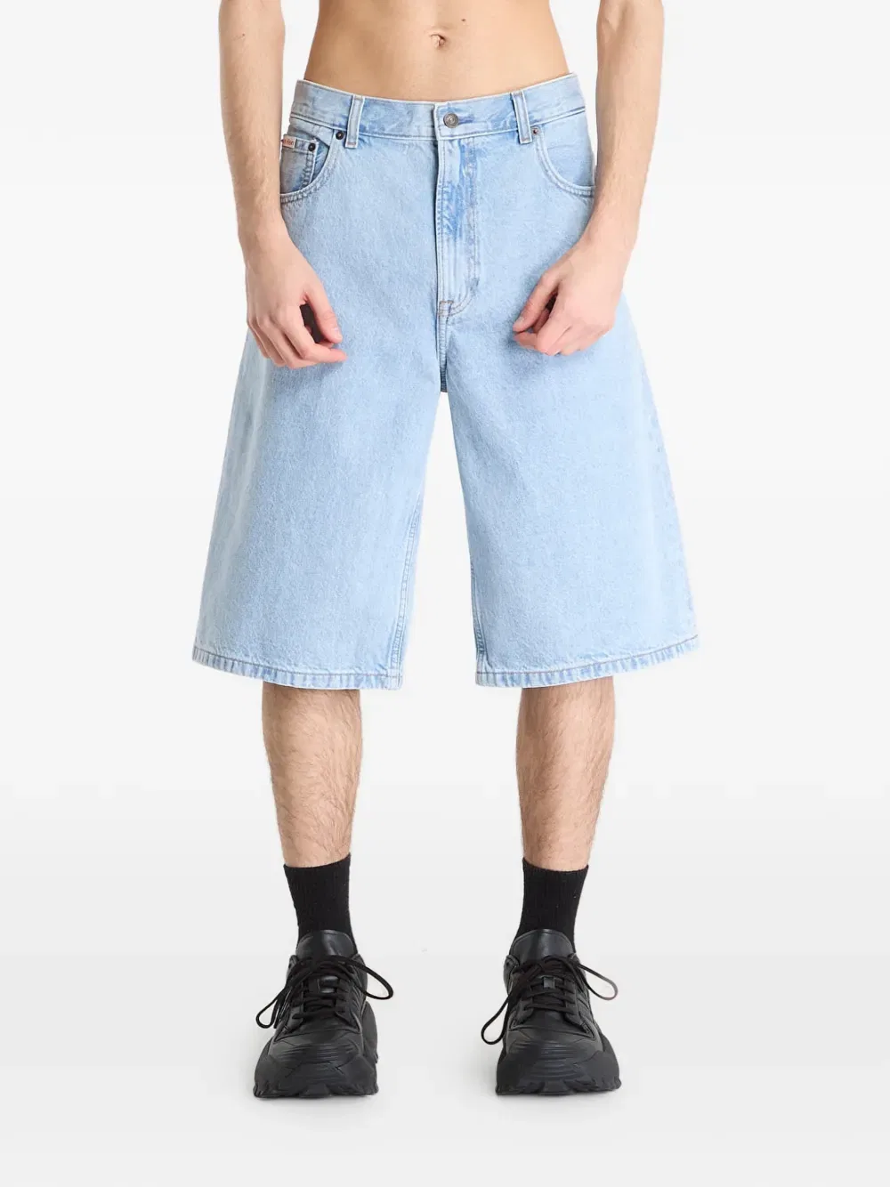 Свободные джинсовые шорты Calvin Klein, синий