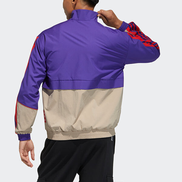 Куртка cny jkt south новый год Adidas, фиолетовый — фото 4