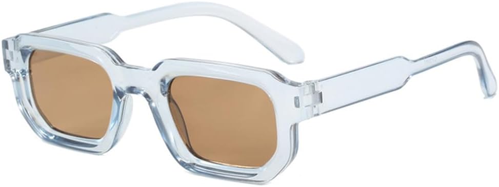 

Солнцезащитные очки прямоугольной формы для женщин, овальные солнцезащитные очки в винтажном стиле для мужчин и женщин, очки с антибликовым покрытием UV400 TVTBBVV, Cy5561-c7