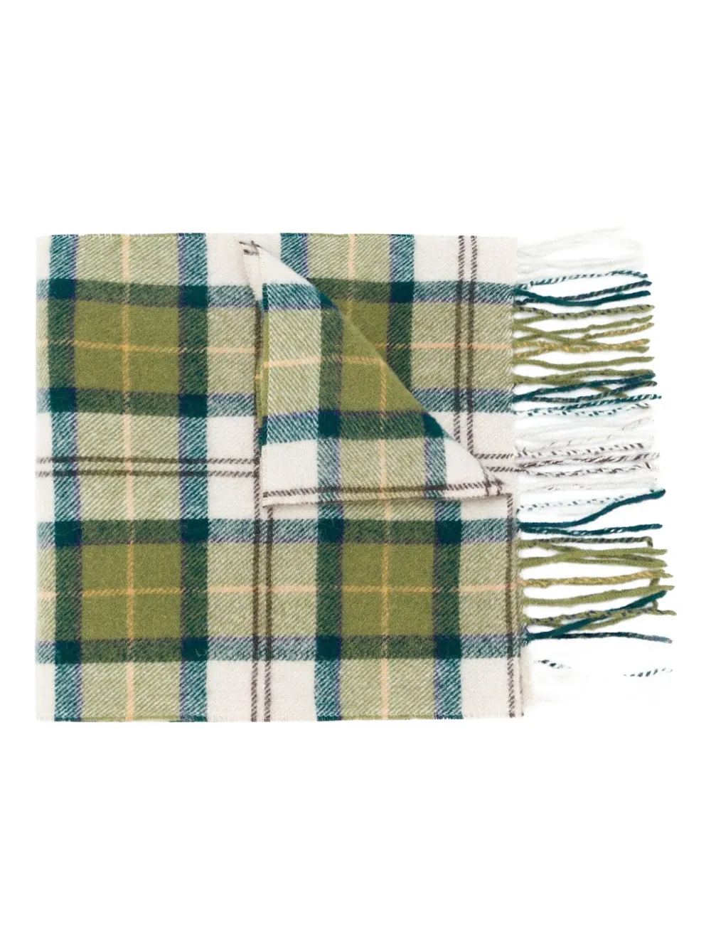

Шарф в клетку Barbour, зеленый