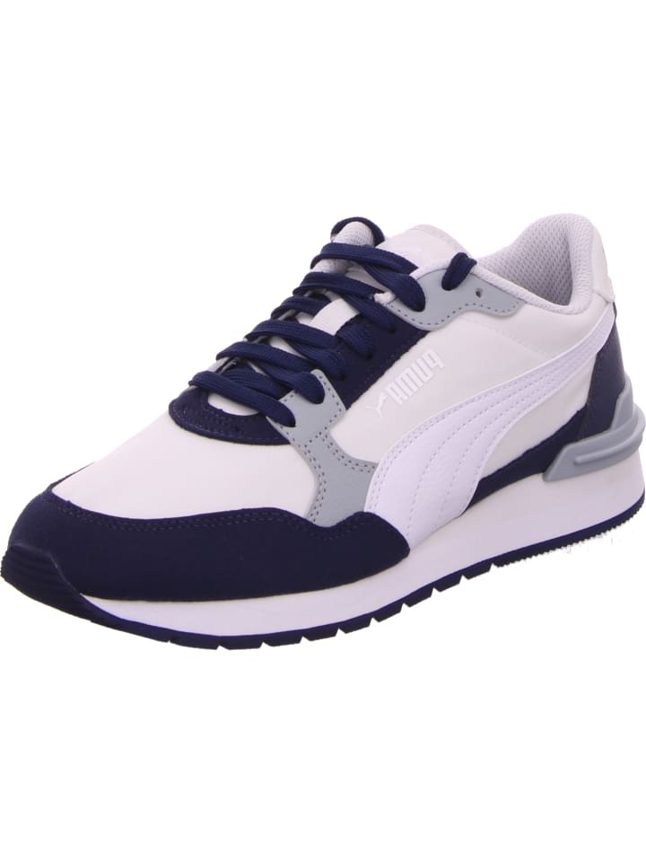 Кроссовки на шнуровке Puma Sneaker St. Runner V4 NL, цвет feather gray/white