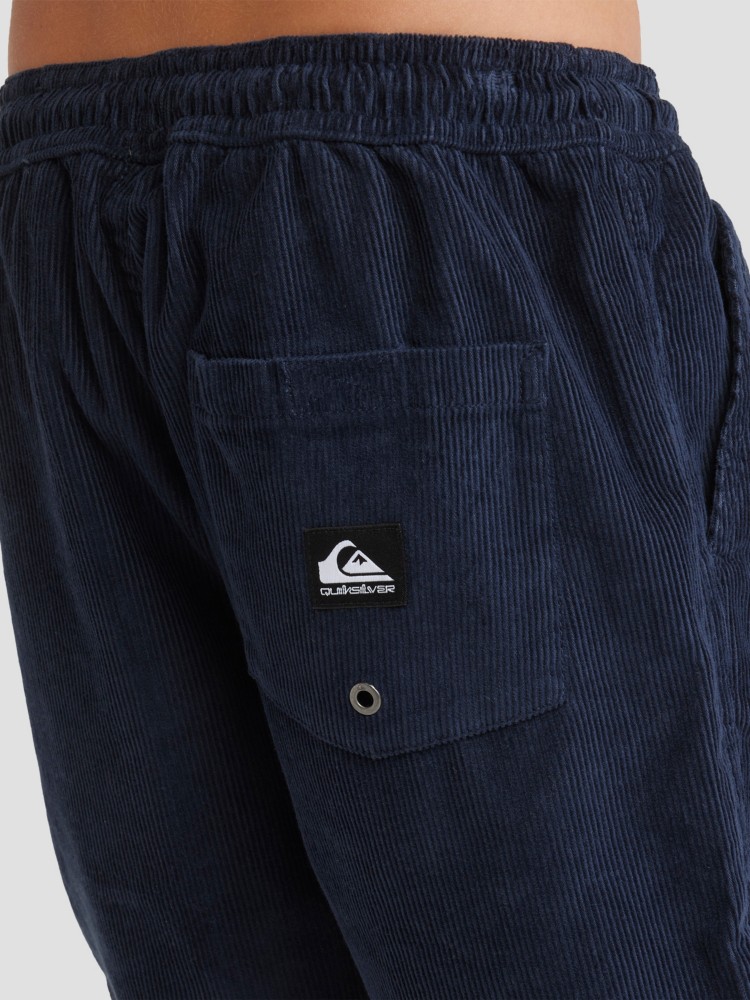 Шорты Quiksilver Taxer Cord Kids Shorts, dark navy — фото 4