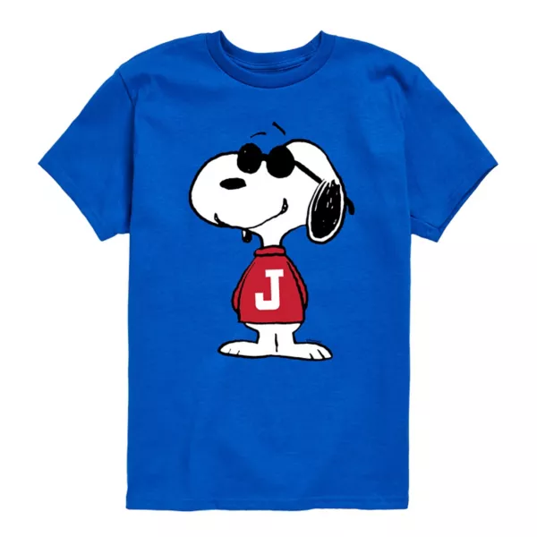 

Футболка с принтом Peanuts Joe Cool для мальчиков 8-20 лет Licensed Character, синий