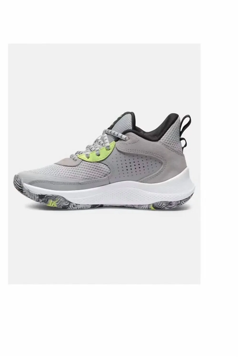 Under Armour Мужские замшевые кроссовки Curry 3Z 24 серого/черного цвета — фото 2