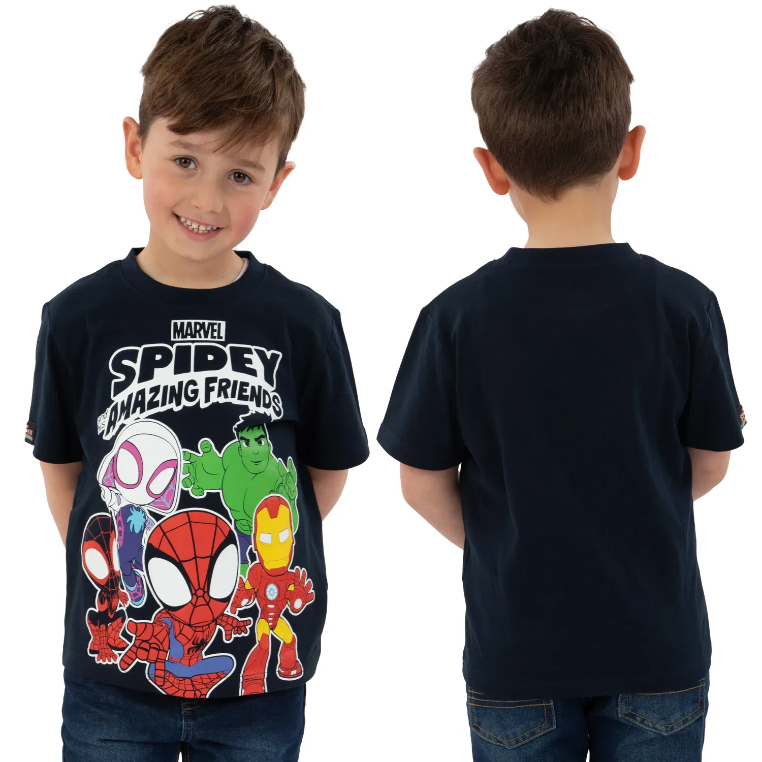 Футболки Marvel Spidey 2 Pack для детей, мультиколор — фото 4