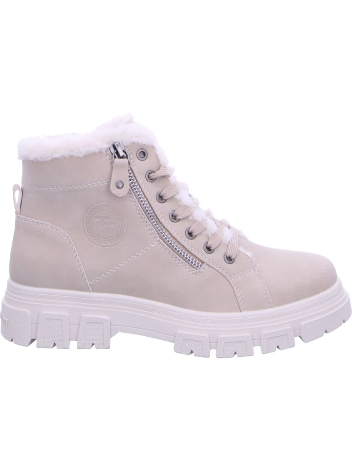 Сапоги Tom Tailor Winterstiefeletten, цвет cream — фото 3