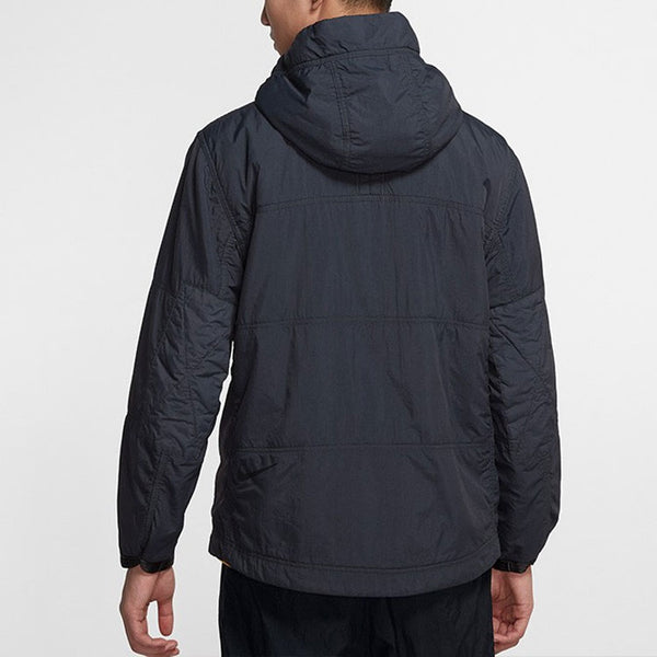 Куртка sportswear tech pack solid color stay warm hooded sports padded jacket black Nike, черный — фото 3