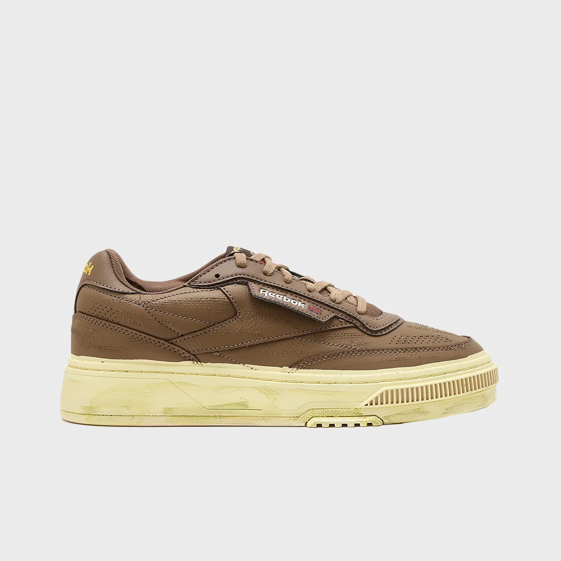 Мужские низкие кеды Club C LTD Painted коричневые от Reebok