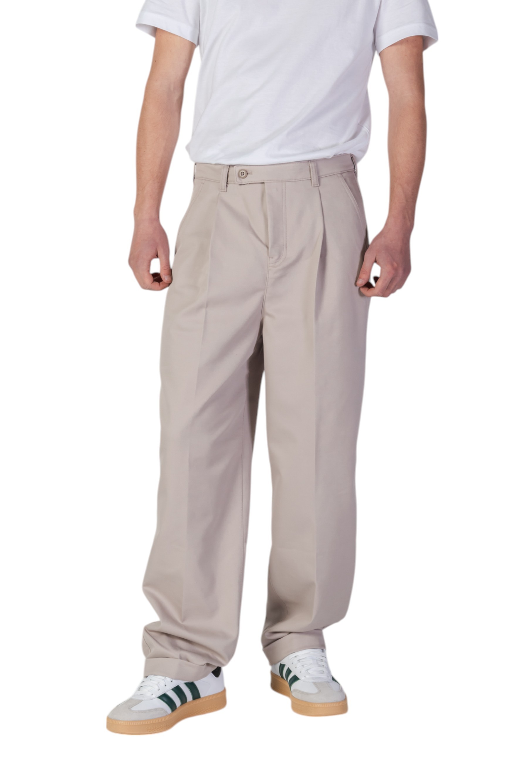 

Брюки мужские Calvin Klein Jeans широкий силуэт, бежевый