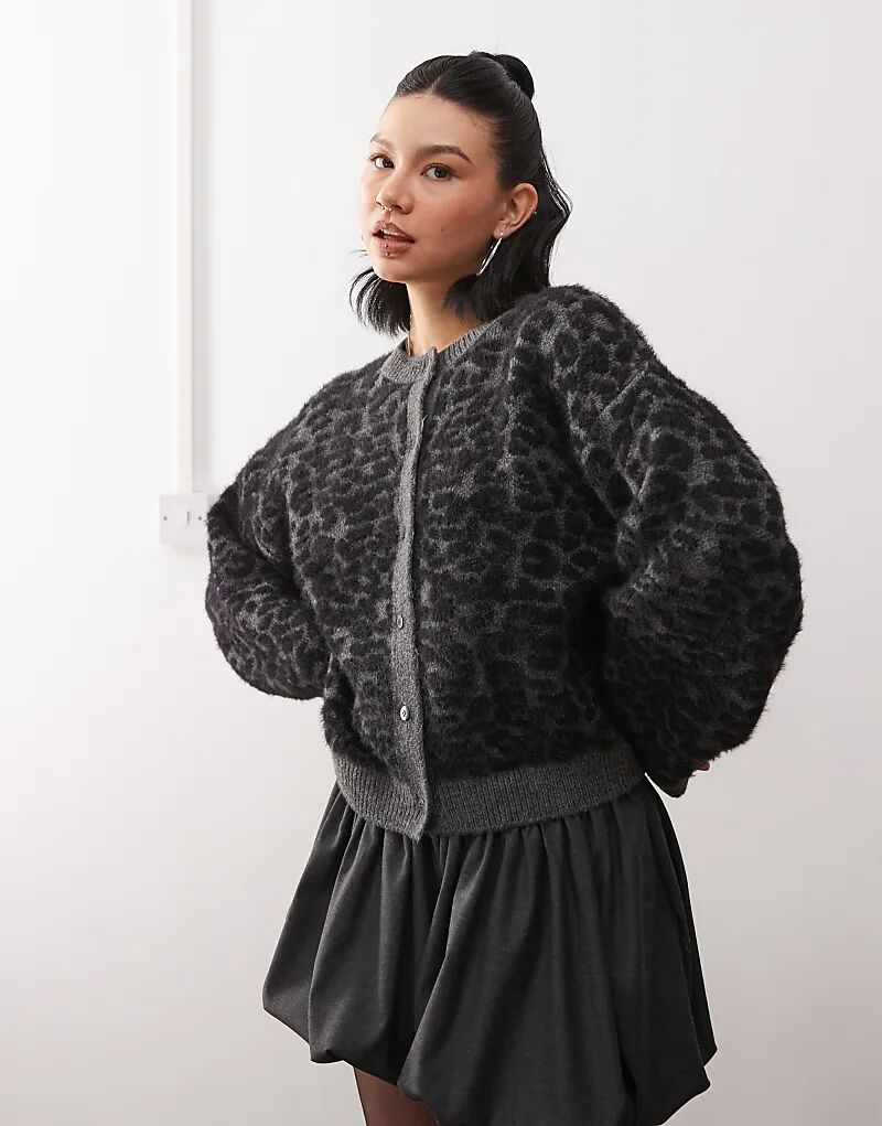 

Кардиган Reclaimed Vintage с леопардовым принтом