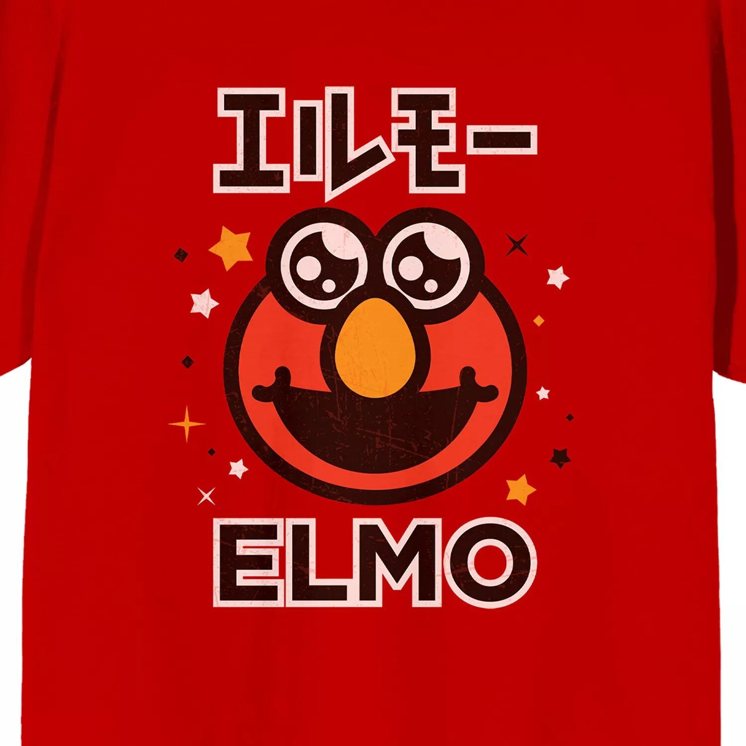 

Мужская футболка Kanji Elmo «Улица Сезам» Licensed Character