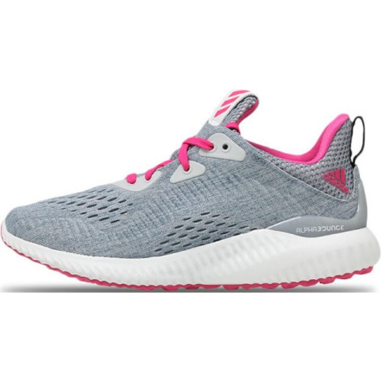 

Кроссовки AlphaBounce для детей, начальная школа Adidas, серый/розовый