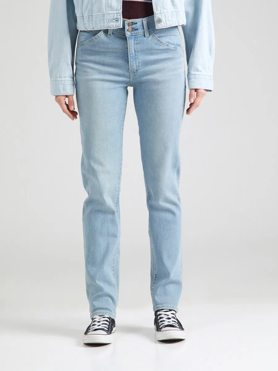 Джинсы LEVI'S Regular '724' светло-голубого цвета — фото 2