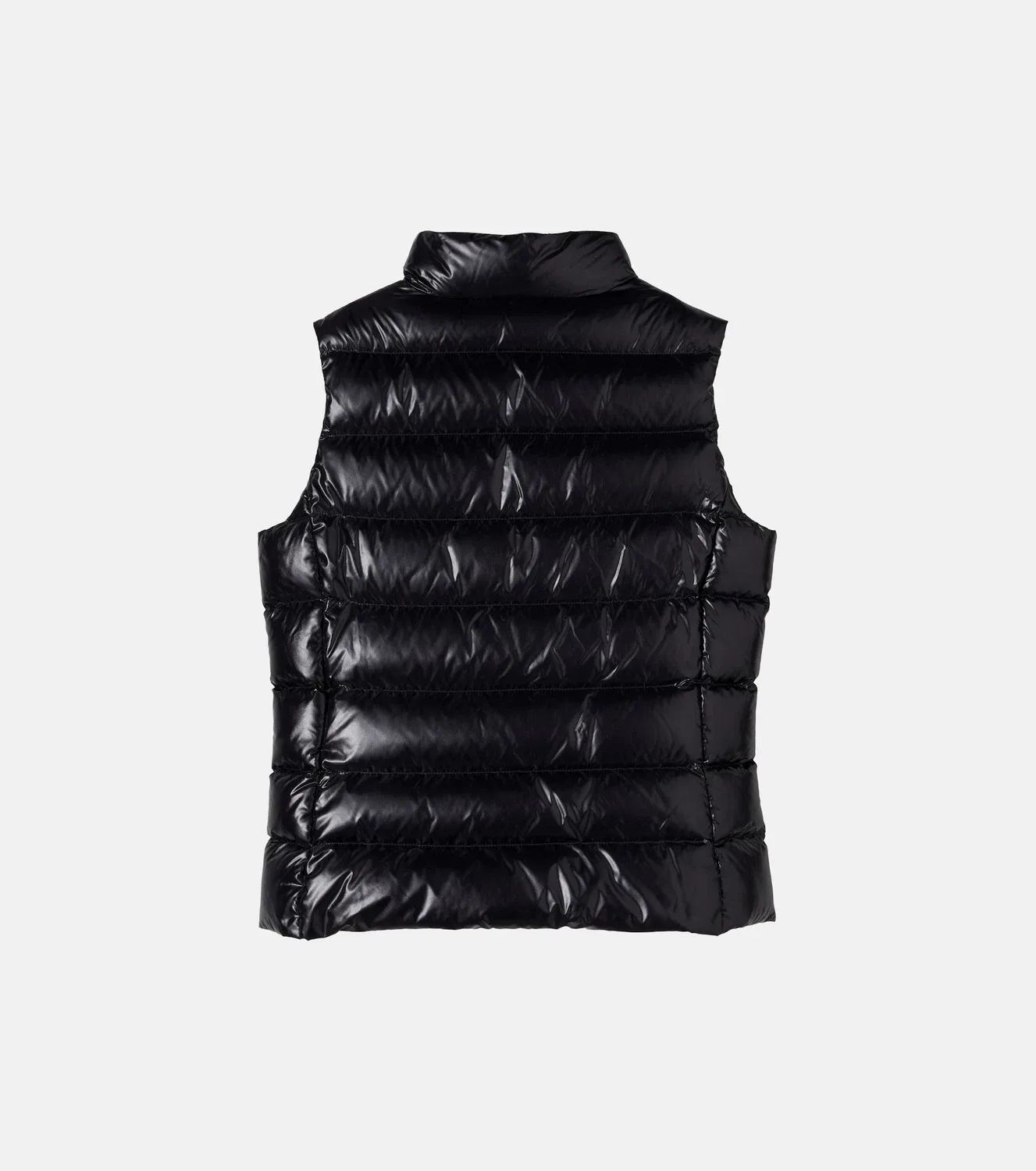 Пуховый жилет с логотипом Ghany Moncler Enfant, черный — фото 2