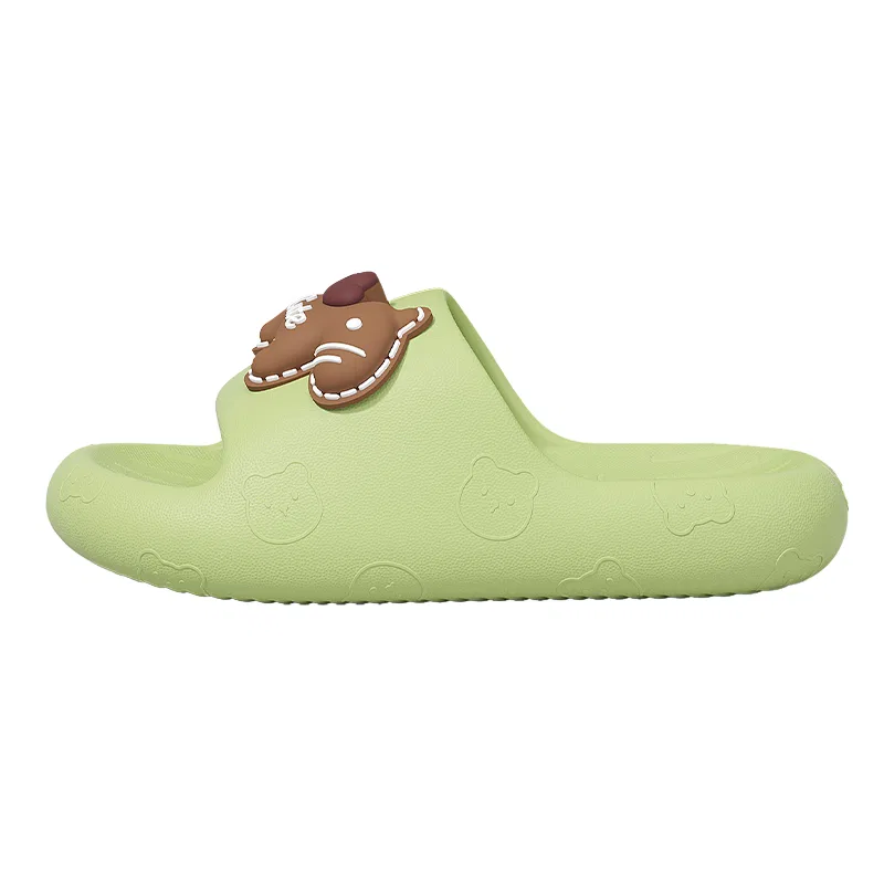 Детские домашние летние тапочки с мультяшным дизайном Hodo Home Summer Slippers, Green Pony