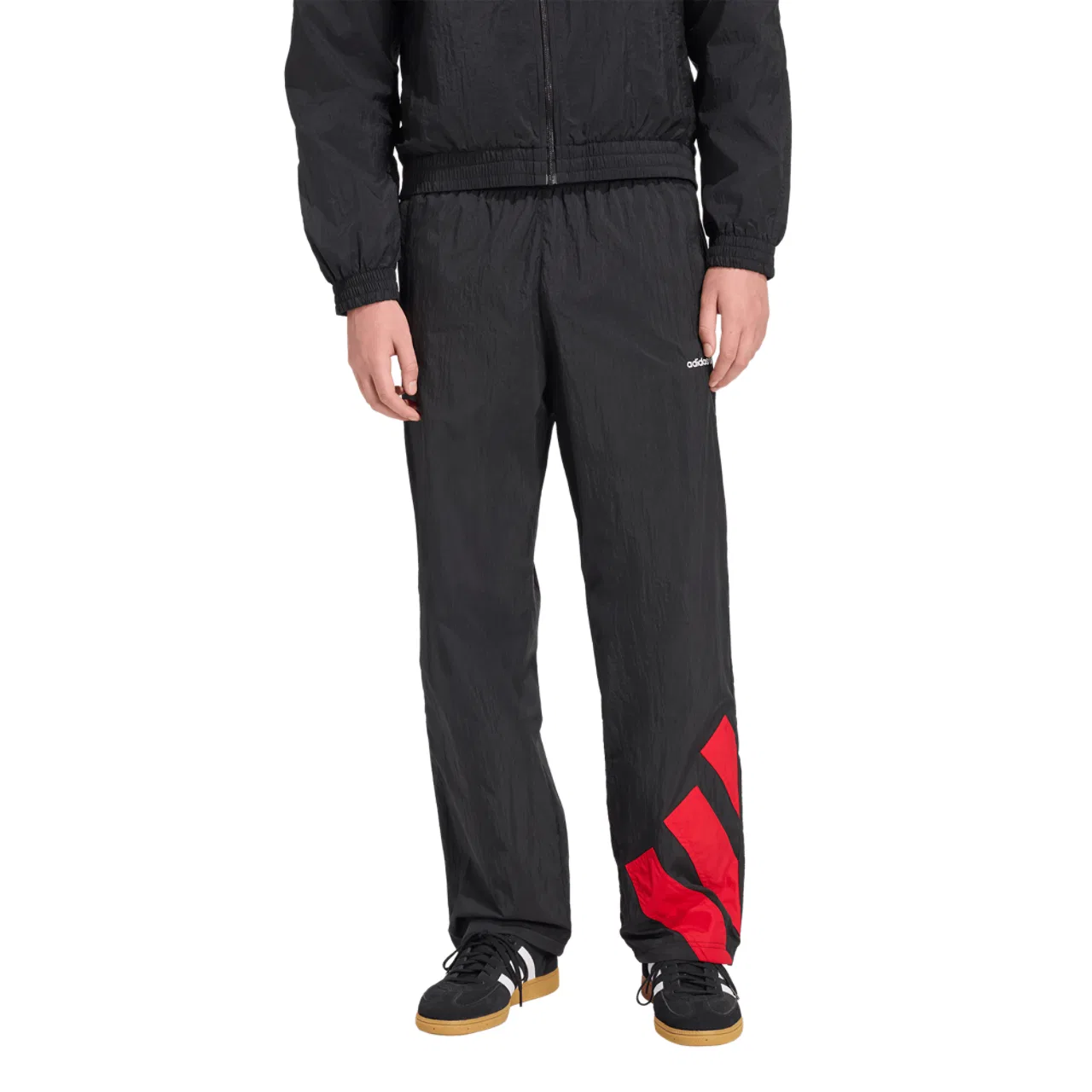 Мужские спортивные брюки adicolor Blocked Track Pants Adidas, цвет Black/Better Scarlet