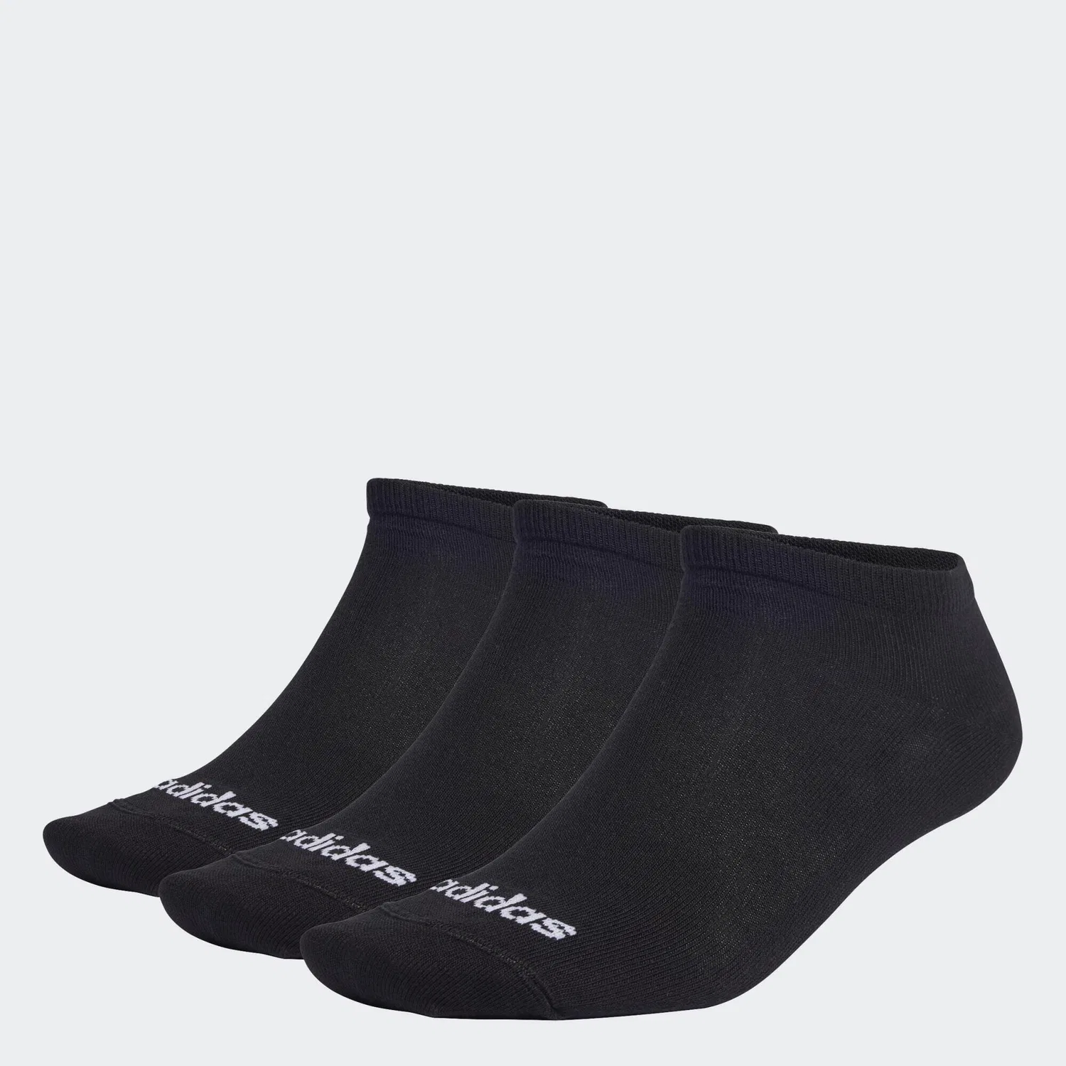 Мужские низкие носки с принтом Linear Adidas, Цвет: Schwarz