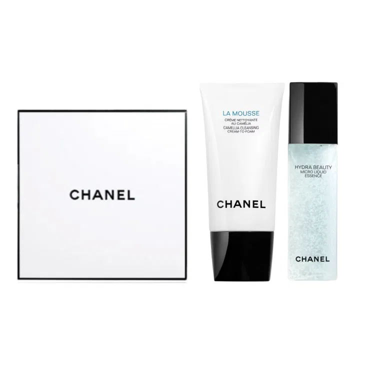 Женский набор для ухода за кожей с камелией CHANEL, Black — фото 4