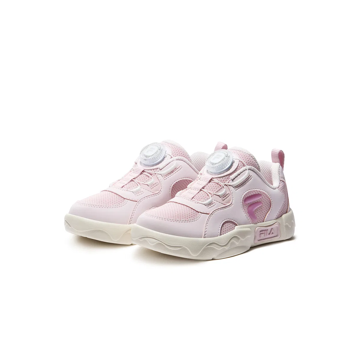 Детские кроссовки для скейтбординга с принтом FILA KIDS, Lilac Pink/Calcite Powder — фото 4