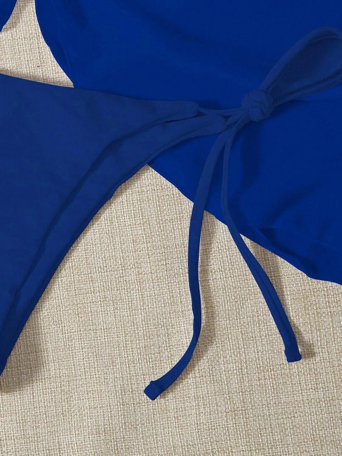 Женский бикини-комплект с высокой талией 3 предмета, Royal Blue — фото 4
