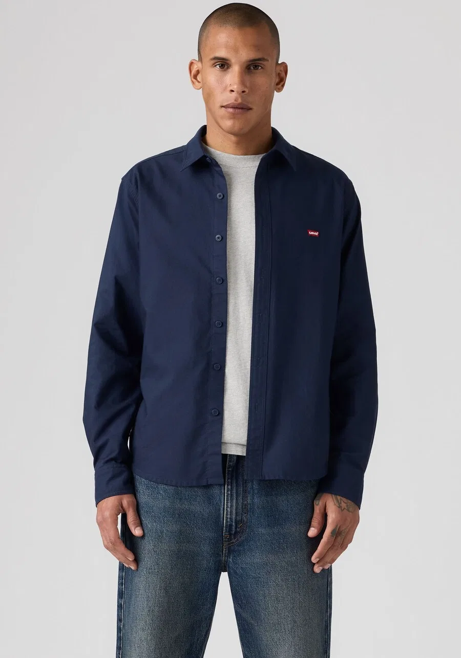 Рубашка LEVI'S Regular fit на пуговицах, цвет морской синий — фото 2