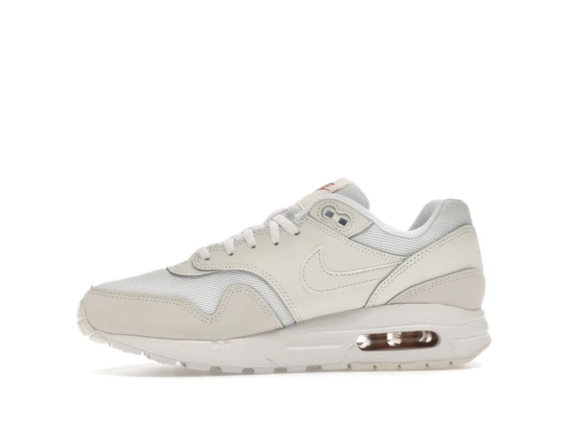 Детские кроссовки Lifestyle с принтом Nike Air Max 1 SE Nike, White Summit White Terra Blush Multi-Color — фото 3