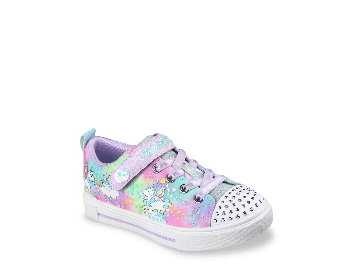 Кроссовки с подсветкой Twinkle Sparks, Skechers, фиолетовый/мультиколор