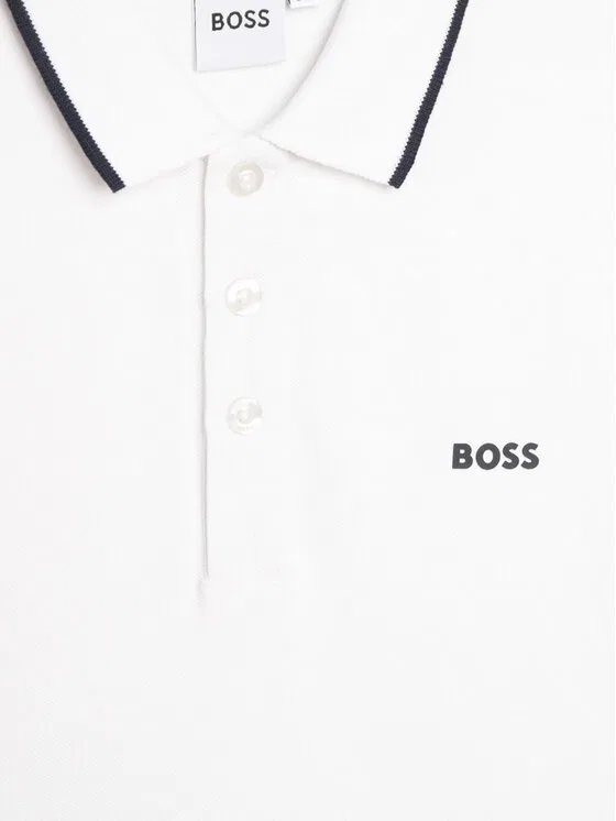 Футболка regular fit Boss, белый — фото 3