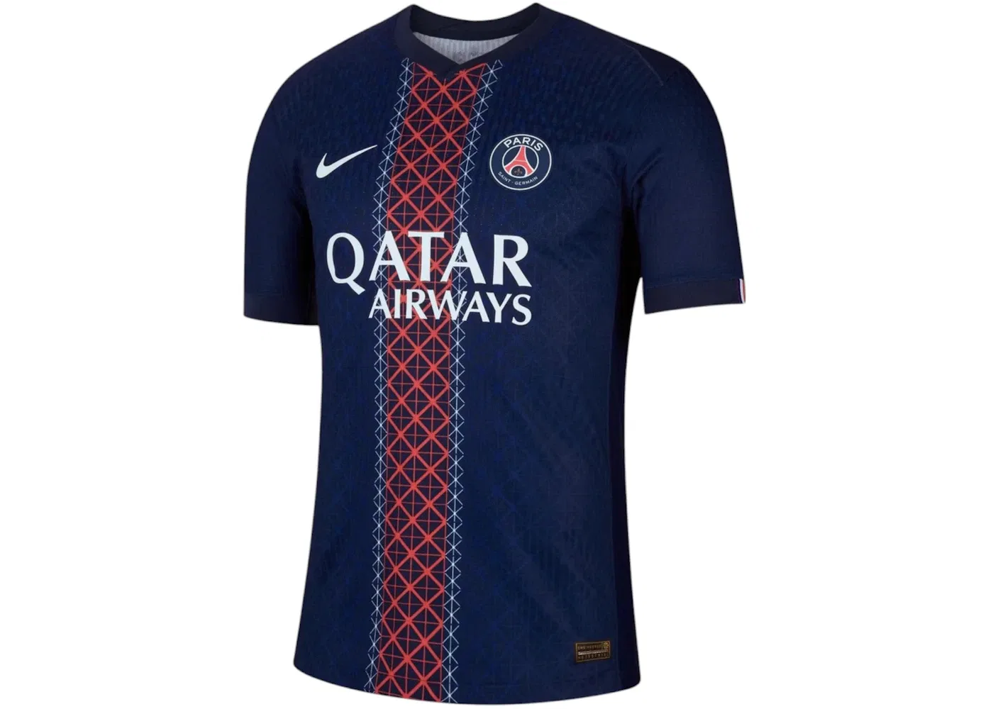 Мужская футбольная джерси Nike Paris Saint-Germain 2025/26 Match Home Authentic, Midnight Navy/Midnight Navy/White