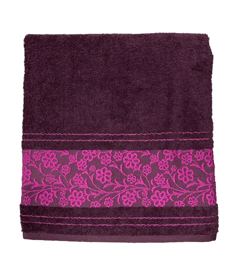

Полотенце Re Sole Elettra Bath 95x145, темно-бордовый