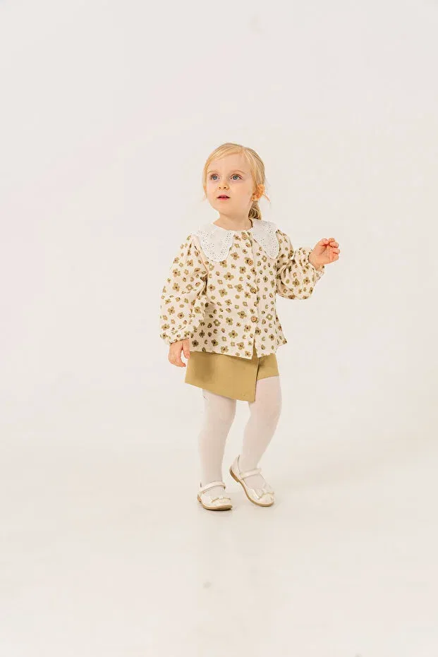 Детский комплект для девочек с принтом Jnf Kids, Green
